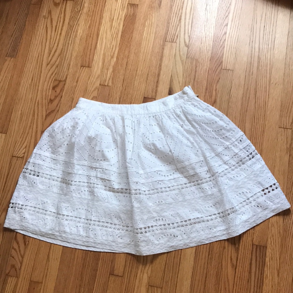 White skirt